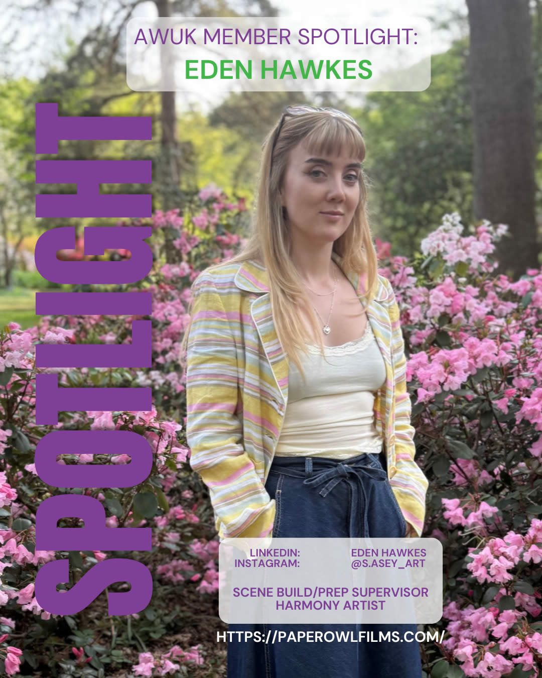 Spotlight: Eden Hawkes